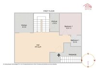Floor 1 Unit 1 Floorplan