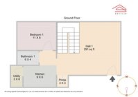 Floor 1 Unit 1 Floorplan