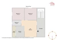 Floor 2 Unit 1 Floorplan
