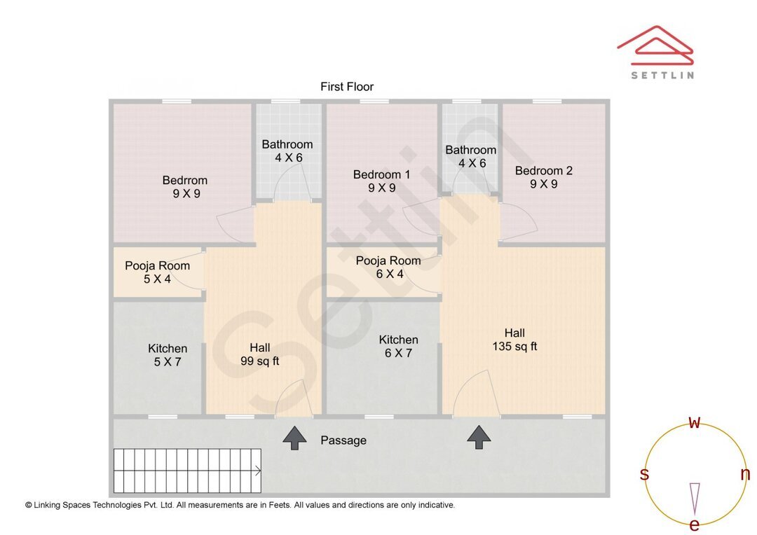 Floor 1 Unit 2 Floorplan