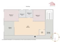 Floor 1 Unit 1 Floorplan