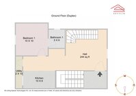 Floor 2 Unit 1 Floorplan