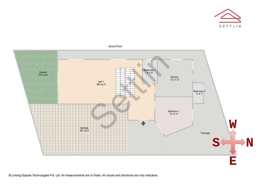 L. Basemt Unit 1 Floorplan