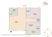 Floor 2 Unit 1 Floorplan