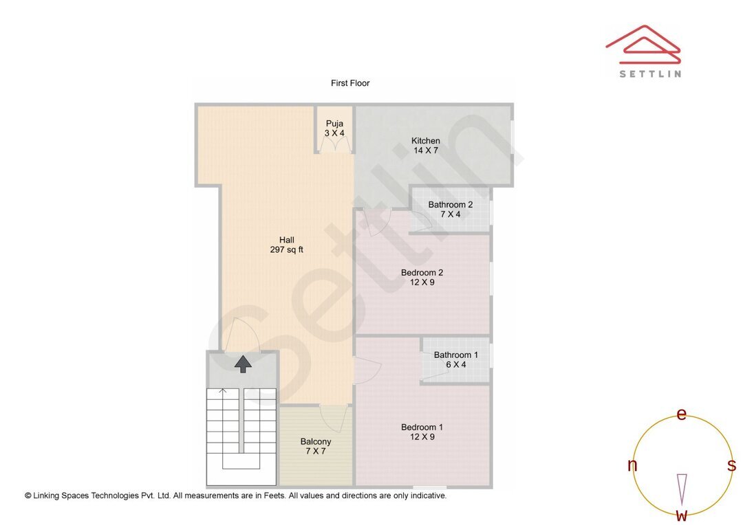Floor 1 Unit 1 Floorplan