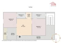 Floor 1 Unit 1 Floorplan