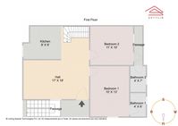 Floor 1 Unit 2 Floorplan