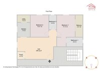 Floor 1 Unit 1 Floorplan