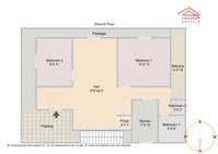 G. Floor Unit 1 Floorplan