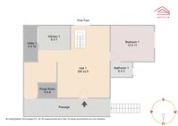 Floor 1 Unit 1 Floorplan